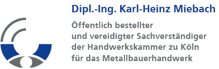 Logo Metallbau-Sachverständiger Karl-Heinz Miebach